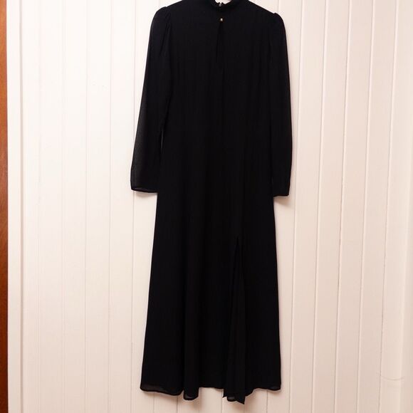 Reformation Castalia Dress Black Size 10 - Picture 2 of 9